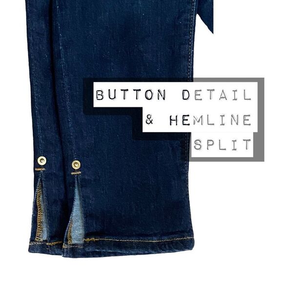 Frame Denim Le High Skinny Jeans Samira Dark Wash Super Stretch Ladies US Sz 26 - Picture 4 of 8